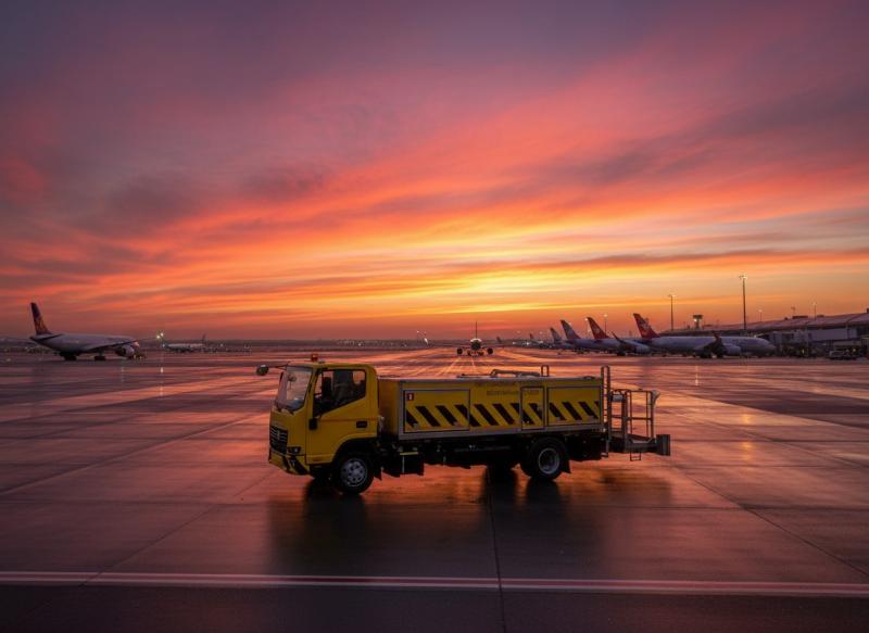 Автомобиль специальный для обработки туалетов воздушного судна  на шасси КамАЗ Компас 9